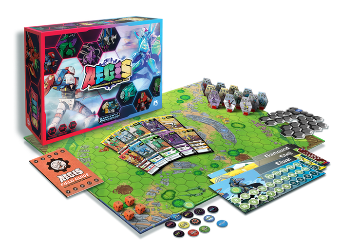 A.E.G.I.S.: Combining Robot Strategy Game [Board Game, 2-4 Players] Board Game Zephyr Workshop   
