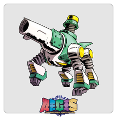 A.E.G.I.S.: Combining Robot Strategy Game [Board Game, 2-4 Players] Board Game Zephyr Workshop   