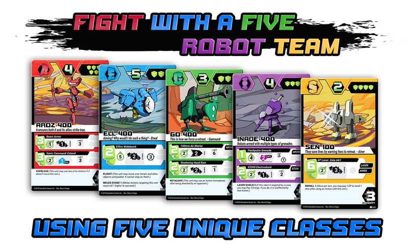 A.E.G.I.S.: Combining Robot Strategy Game [Board Game, 2-4 Players] Board Game Zephyr Workshop   