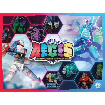 A.E.G.I.S.: Combining Robot Strategy Game [Board Game, 2-4 Players] Board Game Zephyr Workshop   