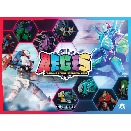 A.E.G.I.S.: Combining Robot Strategy Game [Board Game, 2-4 Players] Board Game Zephyr Workshop   