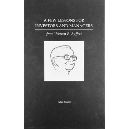 A Few Lessons for Investors and Managers From Warren Buffett [Hardcover Book] Book PCA Publishing   