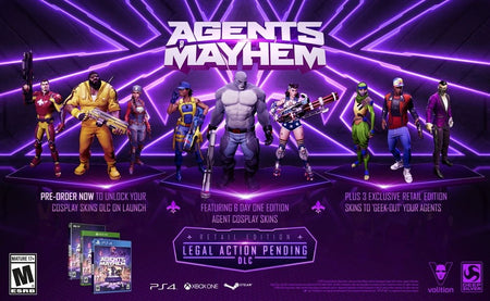Agents of Mayhem - Day One Edition  [PlayStation 4] PlayStation 4 Video Game Deep Silver   