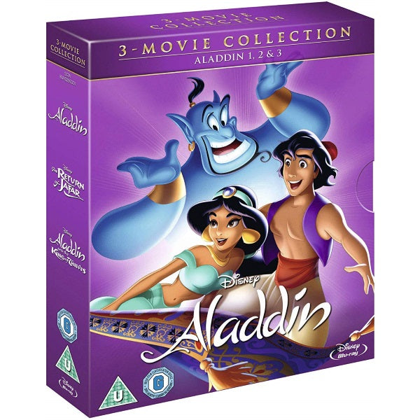 Disney's Aladdin 3-Movie Collection [Blu-Ray Box Set] DVDs & Blu-Rays Disney   