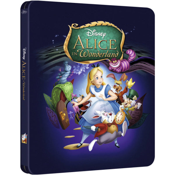 Disney's Alice In Wonderland - Limited Edition Collectible SteelBook [Blu-Ray] DVDs & Blu-Rays Disney   