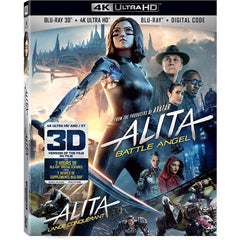 Alita: Battle Angel [3D + 2D Blu-Ray + 4K UHD] DVDs & Blu-Rays 20th Century Fox   