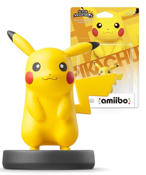 Pikachu Super Smash Bros. amiibo authentic Figure