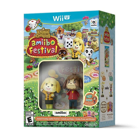 Animal Crossing: Amiibo Festival + Isabelle & Digby Amiibos + Goldie, Rosie and Stitches [Nintendo Wii U] Nintendo Wii U Video Game Nintendo   