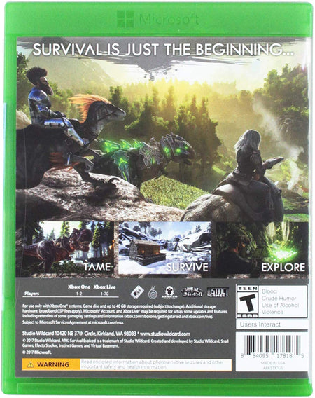 ARK: Survival Evolved [Xbox One] Xbox One Video Game Studio Wildcard