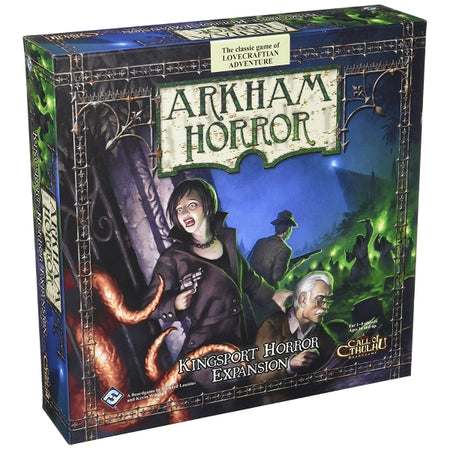 Arkham Horror: Kingsport Horror Expansion [Board Game, 1-8 Players] Board Game Fantasy Flight Games   