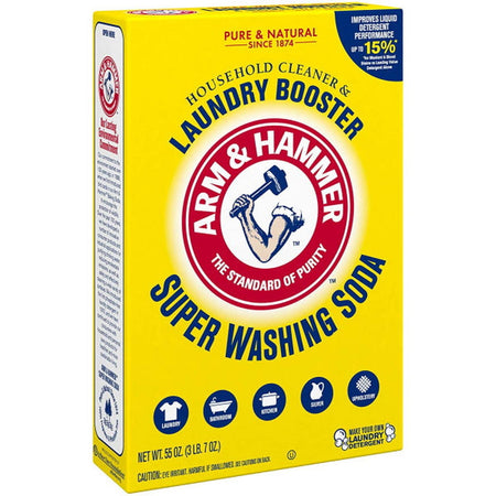 Arm & Hammer Super Washing Soda Detergent Booster & Household Cleaner - 55 Oz [House & Home] House & Home Arm & Hammer   