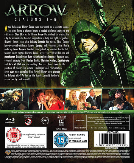 Arrow - Seasons 1-6 [Blu-Ray Box Set] DVDs & Blu-Rays DC Comics   