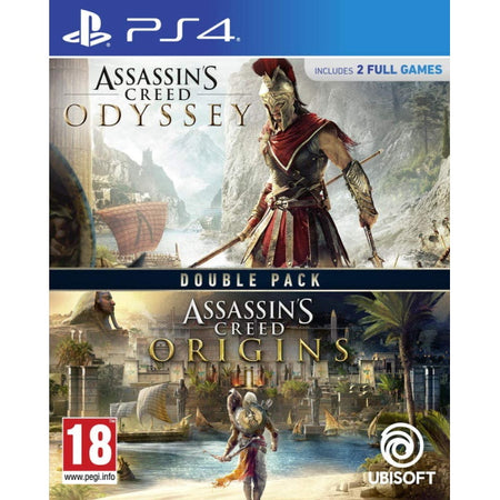 Assassin's Creed Odyssey + Assassin's Creed Origins Double Pack [PlayStation 4] PlayStation 4 Video Game Ubisoft   