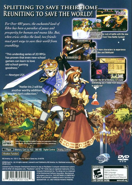 Atelier Iris 2: The Azoth of Destiny [PlayStation 2] PlayStation 2 Video Game NIS America   