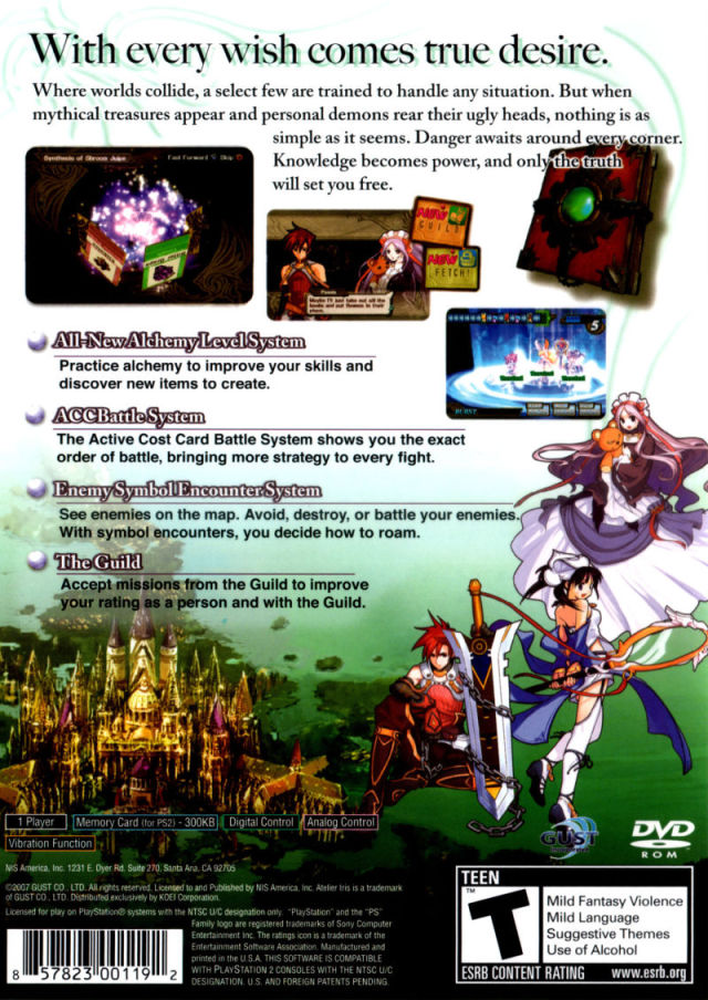 Atelier Iris 3: Grand Phantasm [PlayStation 2] PlayStation 2 Video Game NIS America   