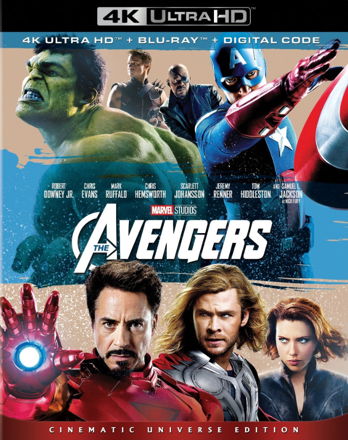 Marvel's Avengers: 4-Movie Collection - 4K Limited Edition SteelBook [Blu-ray Box Set+ 4K UHD + Digital] DVDs & Blu-Rays Disney   