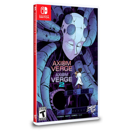 Axiom Verge 1 and 2 Double Pack - Limited Run #123A  (Alternate Cover) [Nintendo Switch] Nintendo Switch Video Game Limited Run Games   