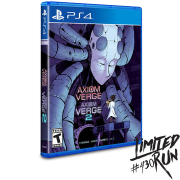 Axiom Verge 1 and 2 Double Pack - Limited Run #430A (Alternate Cover) [PlayStation 4] PlayStation 4 Video Game Limited Run Games   