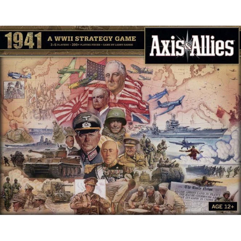Axis and Allies 1941 [Board Game, 2-5 Players] Board Game Hasbro   