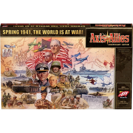 Axis & Allies - Anniversary Edition [Board Game, 2-6 Players] Board Game Avalon Hill Games   