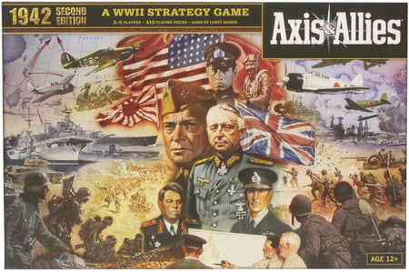 Axis & Allies 1942 - Second Edition [Board Game, 2-5 Players] Board Game Avalon Hill Games   