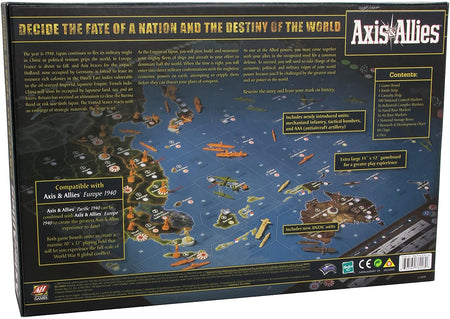 Axis & Allies Pacific 1940 [Board Game, 2-4 Players] Board Game Hasbro   