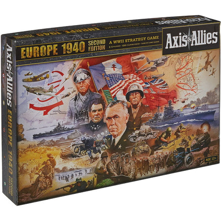 Axis & Allies Europe 1940 - 2nd Edition [Board Game, 2-6 Players] Board Game Avalon Hill Games   