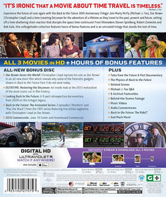 Back to the Future: 30th Anniversary Trilogy [Blu-Ray Box Set] DVDs & Blu-Rays Universal Pictures   