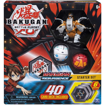 Bakugan TCG: Battle Brawlers Starter Set with Transforming Creatures - Aurelus Nobilious Card Game Spin Master   