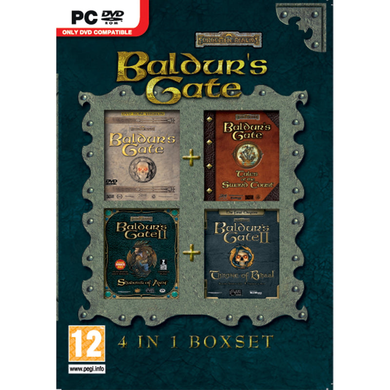 Baldur's Gate: 4 in 1 Boxset [PC] PC Video Game BioWare   