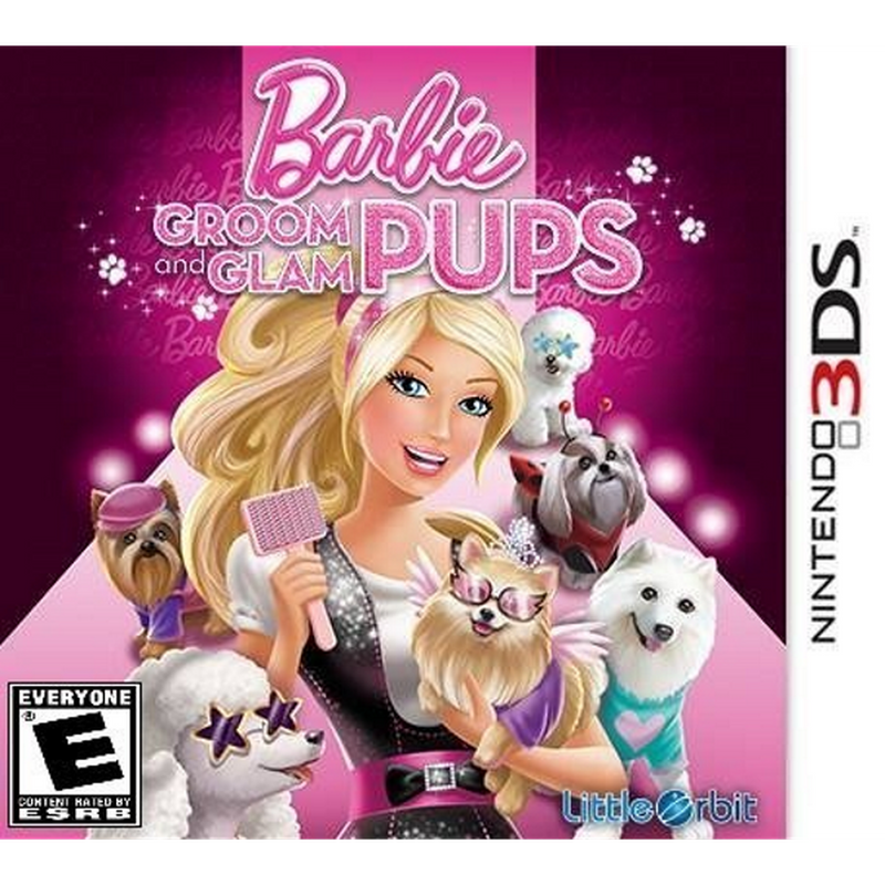 Barbie: Groom and Glam Pups [Nintendo 3DS] Nintendo 3DS Video Game Little Orbit   