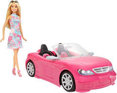 Barbie Convertible Vehicle and Doll Pack [Toys, Ages 3+] Toys & Games Mattel   