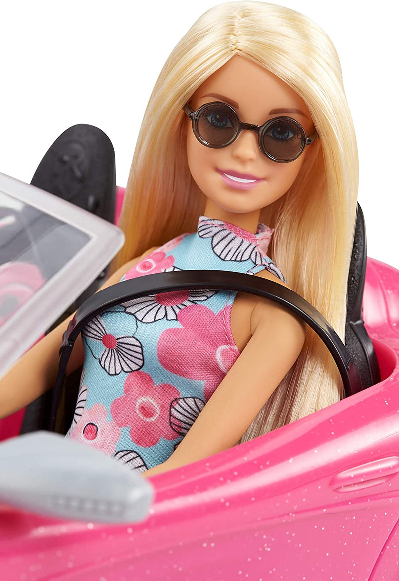 Barbie Convertible Vehicle and Doll Pack [Toys, Ages 3+] Toys & Games Mattel   