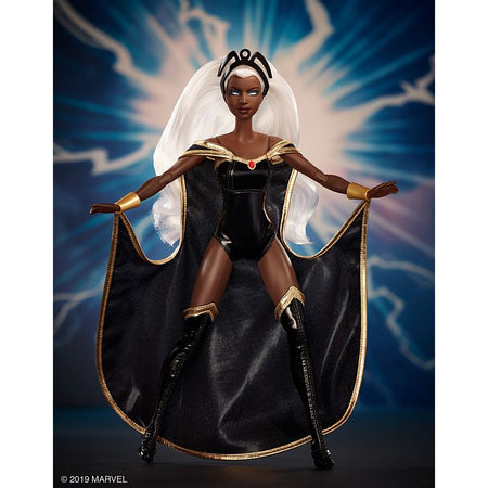 Barbie Signature: Marvel’s 80th Anniversary - Storm Collector Barbie Doll [Toys, Ages 6+] Toys & Games Mattel   