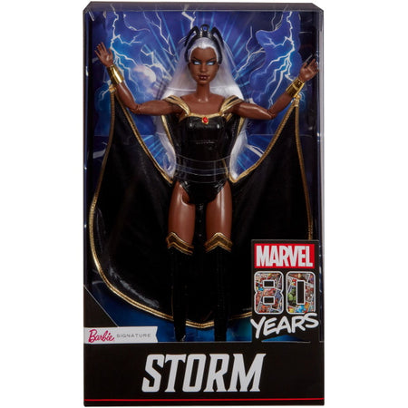 Barbie Signature: Marvel’s 80th Anniversary - Storm Collector Barbie Doll [Toys, Ages 6+] Toys & Games Mattel   