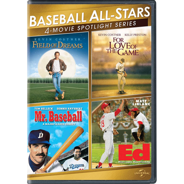 Baseball All-Stars: 4-Movie Spotlight Series [DVD Box Set] DVDs & Blu-Rays Universal Studios   