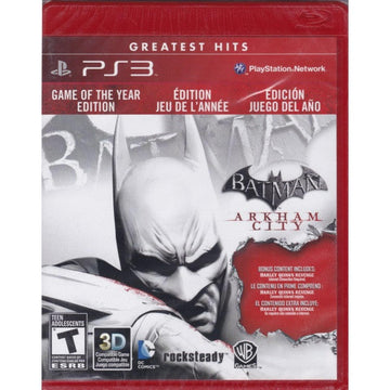 Batman: Arkham City - Game of the Year Edition [PlayStation 3] PlayStation 3 Video Game Warner Bros.   