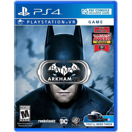Batman: Arkham VR - PSVR [PlayStation 4] PlayStation 4 Video Game DC Comics   