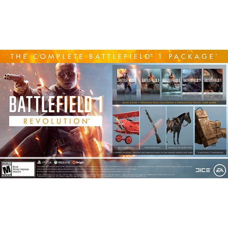 Battlefield 1: Revolution [Xbox One] Xbox One Video Game Electronic Arts   