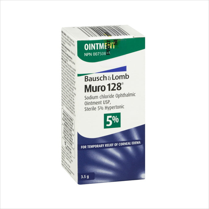 Bausch & Lomb Muro 128 5% Ointment - 3.5 g / 8 Oz - 2 Pack [Healthcare] Healthcare Bausch & Lomb   