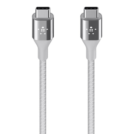 Belkin MIXIT DuraTek Kevlar 4' USB-C to USB-C Cable - Silver [Electronics] Electronics Belkin   