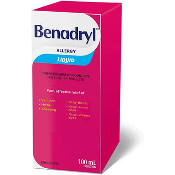 BENADRYL Allergy Liquid Elixir - 100mL [Healthcare] Healthcare Carter's   