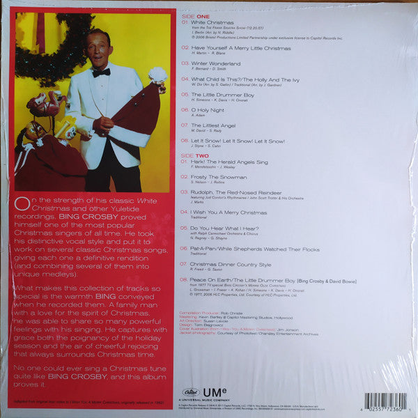 Bing Crosby - Christmas Classics [Audio Vinyl] Audio CD/Vinyl Capitol Records   