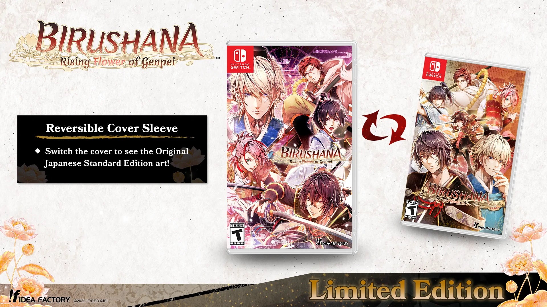 Birushana Rising Flower sale Of Genpei Limited Edition for Nintendo Switch