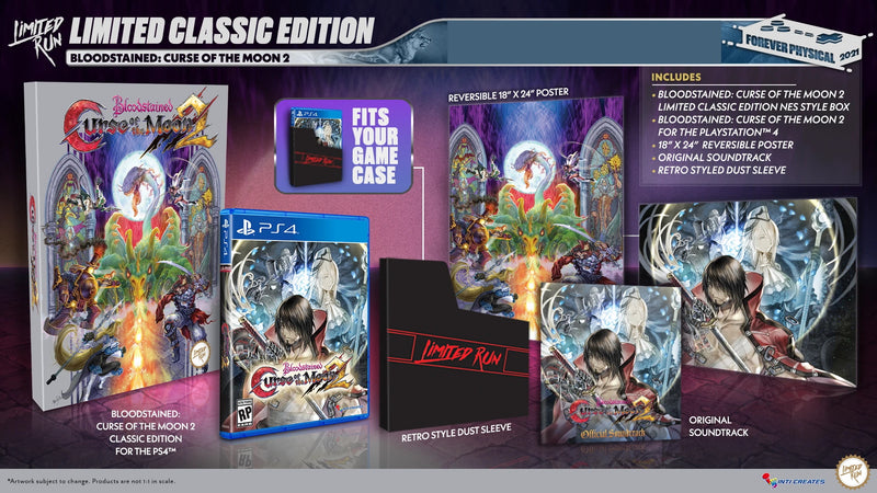 Bloodstained: Curse of the Moon 2 - Classic Edition - Limited Run #390 [PlayStation 4] PlayStation 4 Video Game Limited Run Games   