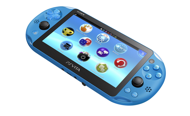 Aqua Blue PS Vita Slim Handheld Console [Sony PS Vita System
