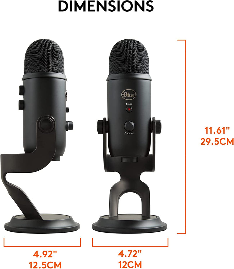 Blue Yeti USB Microphone - Blackout [Electronics] Electronics Logitech   