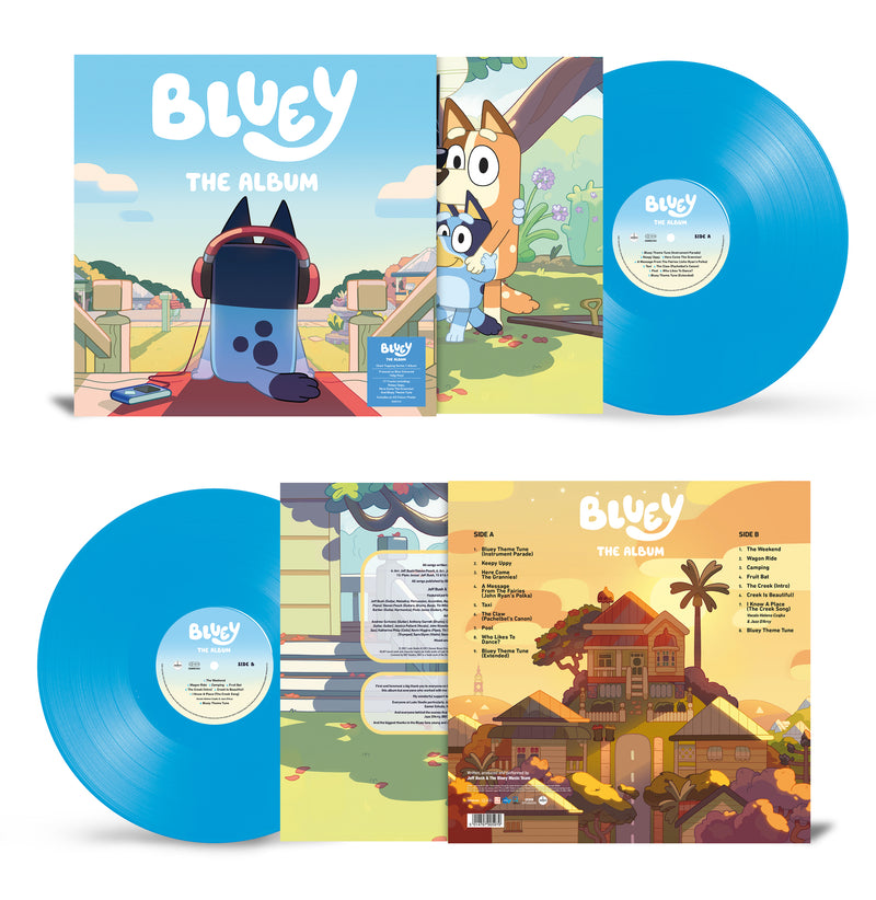 Bluey The Album - Limited Edition Bluey Colored Vinyl w/ Poster [Audio Vinyl] Audio CD/Vinyl Demon Records   