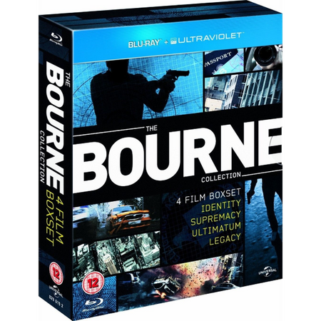 The Bourne Collection 4 Film Box Set [Blu-Ray Box Set] DVDs & Blu-Rays Universal Pictures   