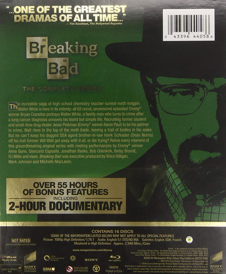 Breaking Bad: The Complete Series - Seasons 1-6 [Blu-Ray Box Set] DVDs & Blu-Rays Sony   